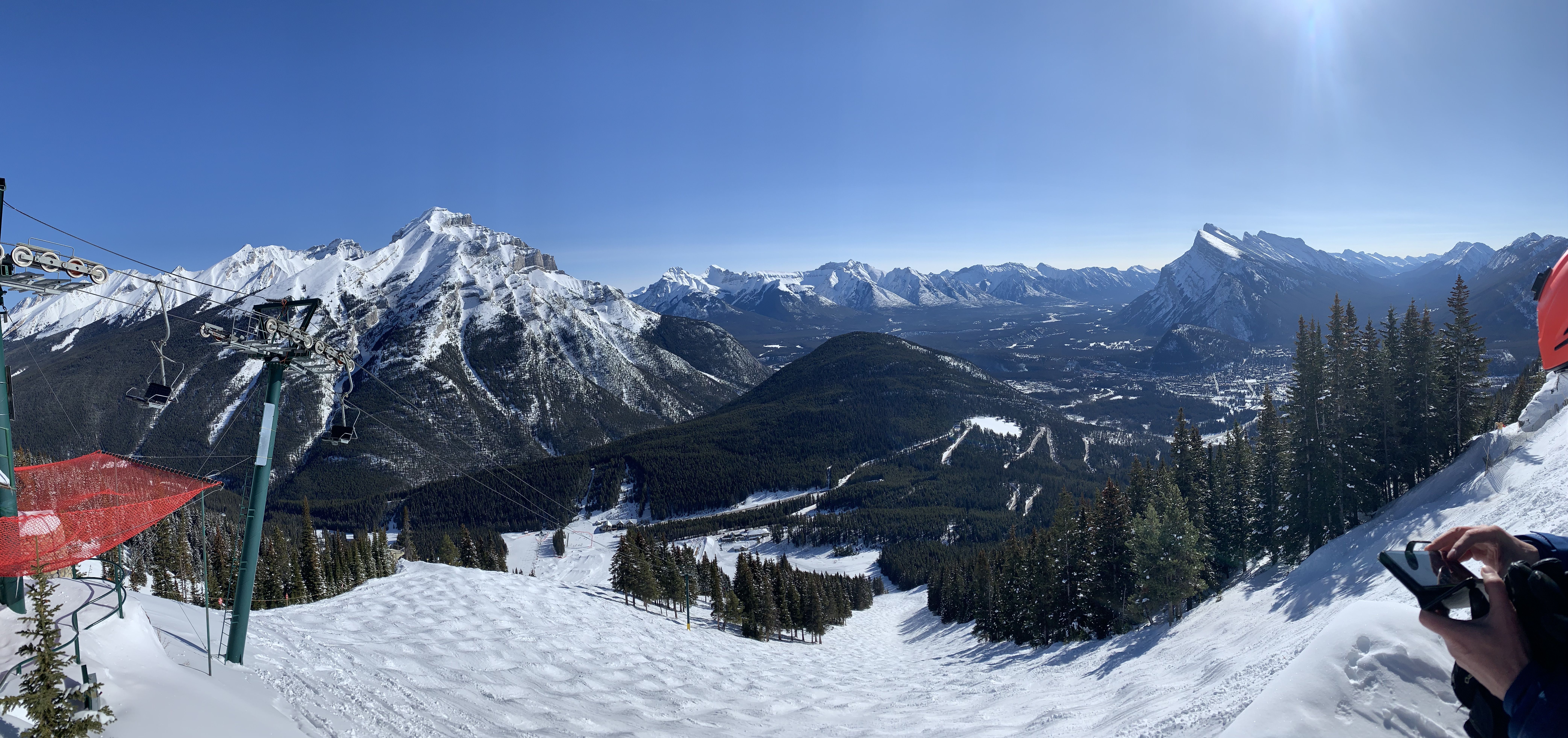 Kanada, Ski, Banff, Panorama, Board, Powder